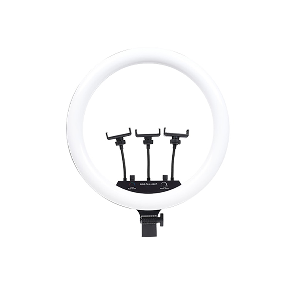 Zore MJ-56 Uzaktan Kumandalı 21 inç Işıklı Telefon Tutucu Ring Light image