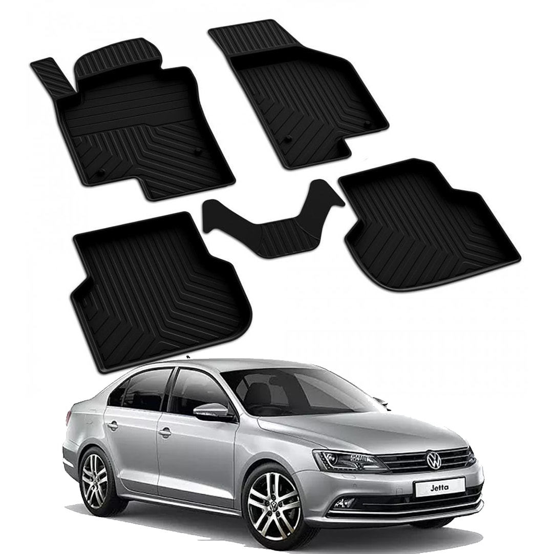 VOLKSWAGEN JETTA 6 2011-2018 Model Yılları İçin Uyumlu Yeo 4D Havuzlu Paspas Takımı