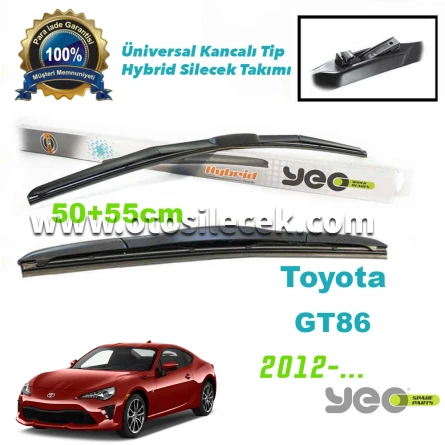 Toyota GT 86 YEO Hybrid 2012-. ..Ve Sonrası Model Yılları İçin Uyumlu Silecek