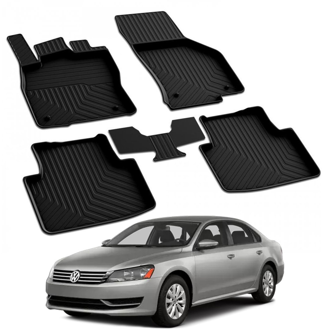 VOLKSWAGEN PASSAT B7 2010-2014 Model Yılları İçin Uyumlu Yeo 4D Havuzlu Paspas Takımı