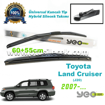 Toyota Land Cruiser ( J20 ) YEO Hybrid 2007  ..Ve Sonrası Model Yılları İçin Uyumlu Silecek
