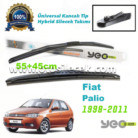 Fiat Palio YEO Hybrid 1998-2011 Model Yılları İçin Uyumlu Silecek Takımı