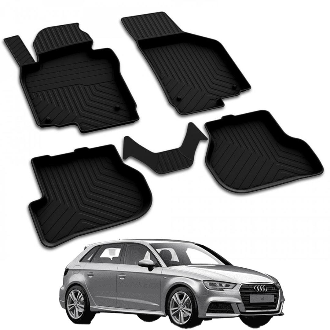 Audi A3 2004-2012 Model Yılları İçin Uyumlu Yeo 4D Paspas Takımı