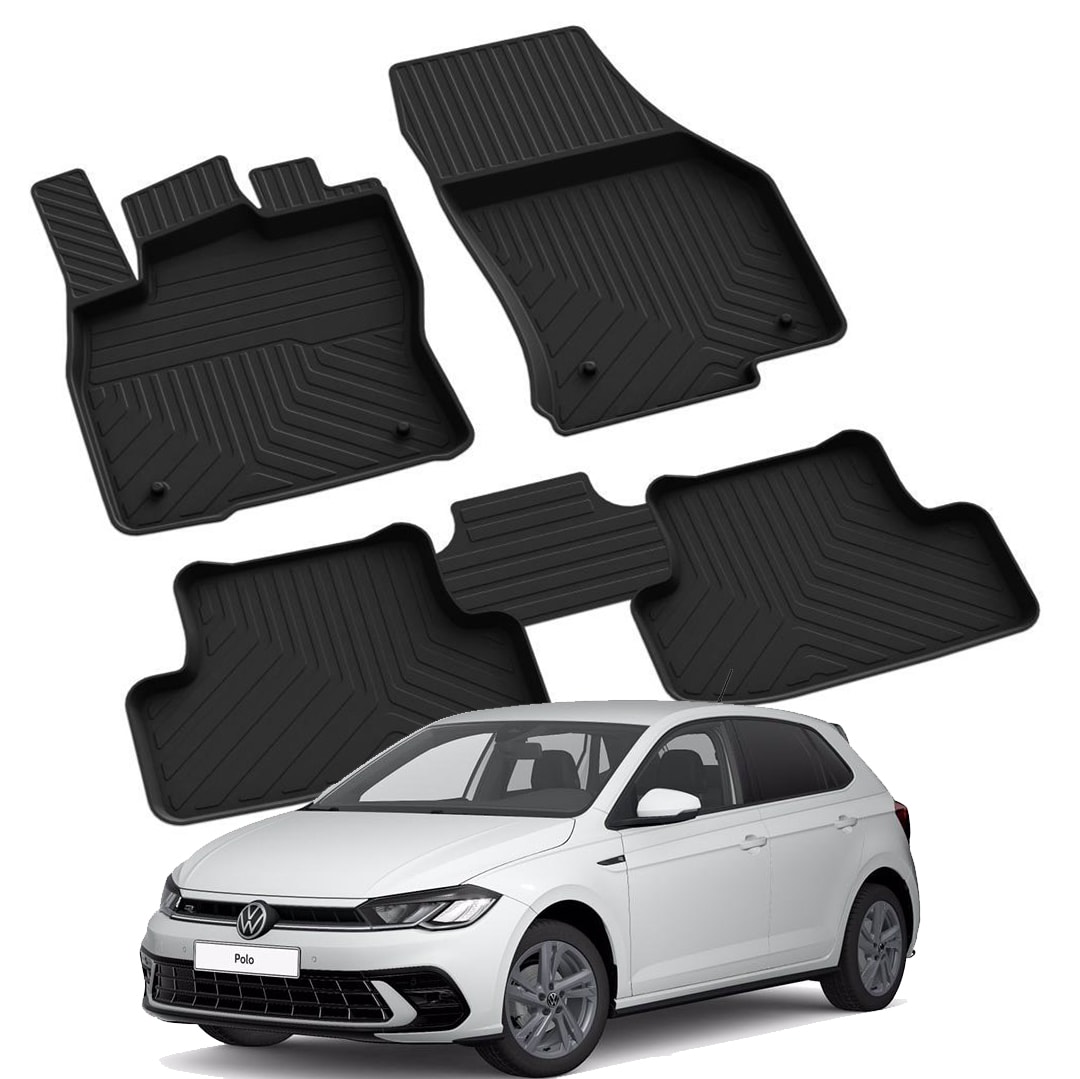 VOLKSWAGEN POLO 6.5(MAKYAJLI) 2021-2024 Model Yılları İçin Uyumlu Yeo 4D Havuzlu Paspas Takımı