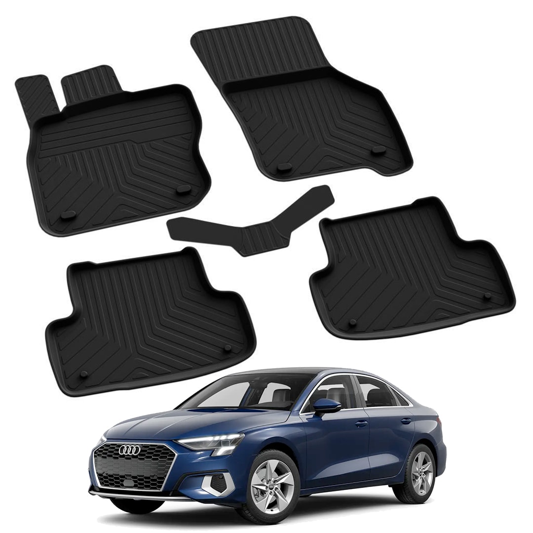 Audi A3 2020-2024 Model Yılları İçin Uyumlu Yeo 4D Paspas Takımı