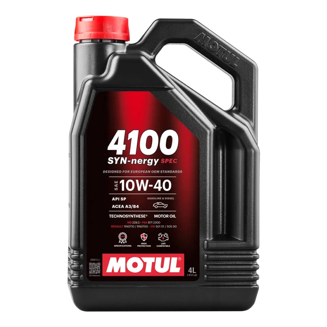 Motul 4100 SYN-nergy Spec 10W40 4 Lt Motor Yağı