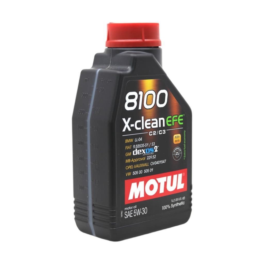 Motul 8100 X-Clean EFE 5W30 1 Lt Tam Sentetik Motor Yağı (2 Adet)