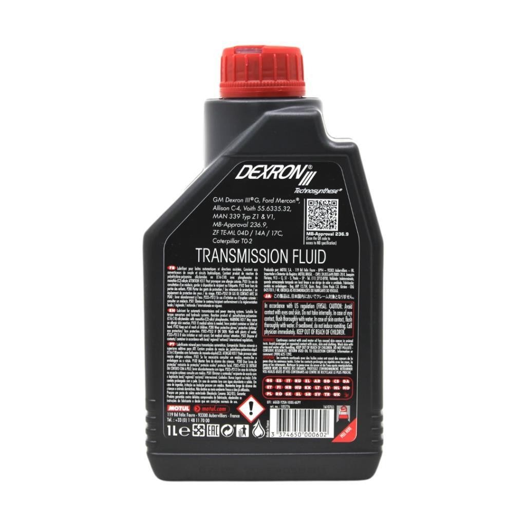 Motul Dexron III 1 Lt Otomatik Şanzıman Yağı (4 Adet)