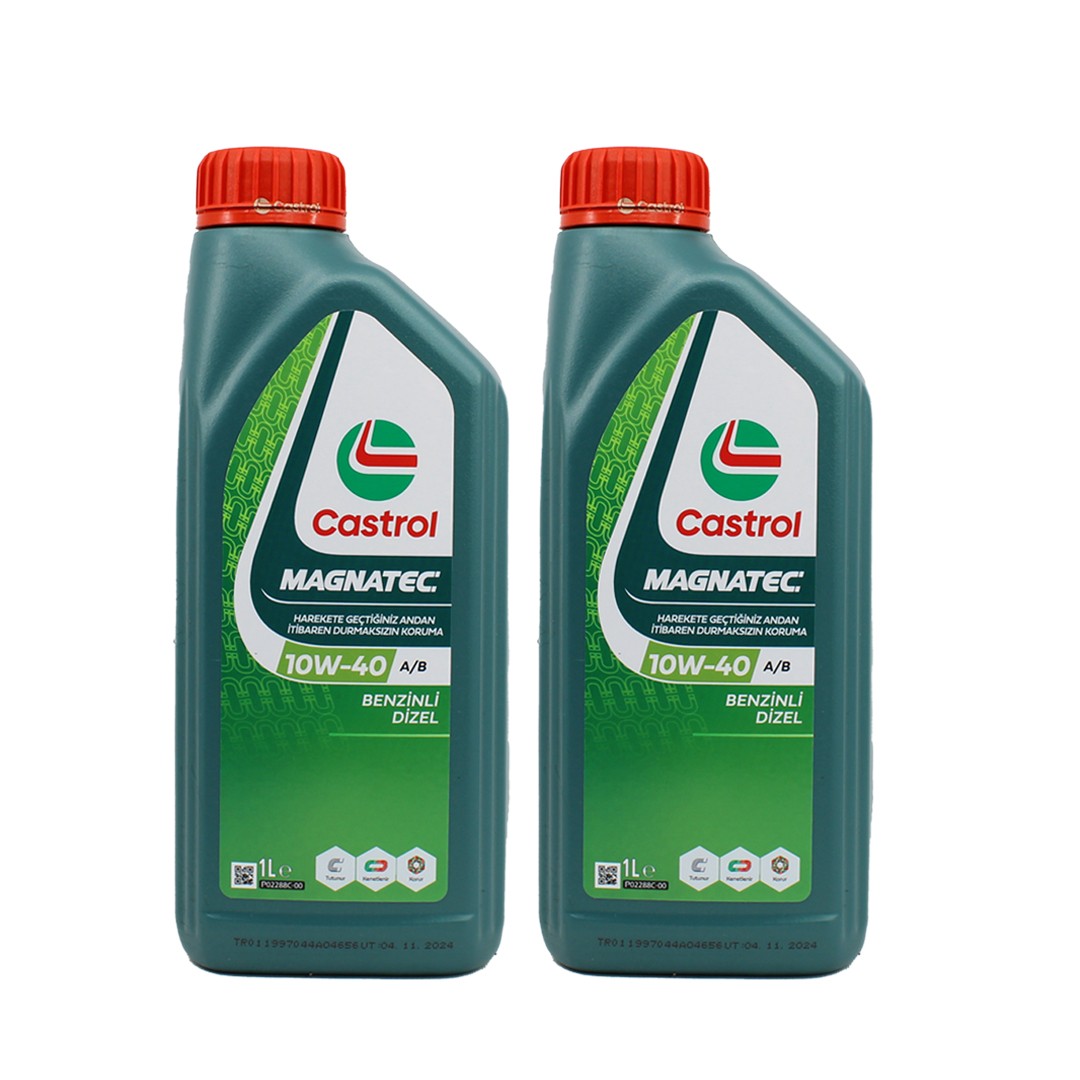 Castrol Magnatec 10W40 1 Lt Sentetik Motor Yağı (2 Adet)