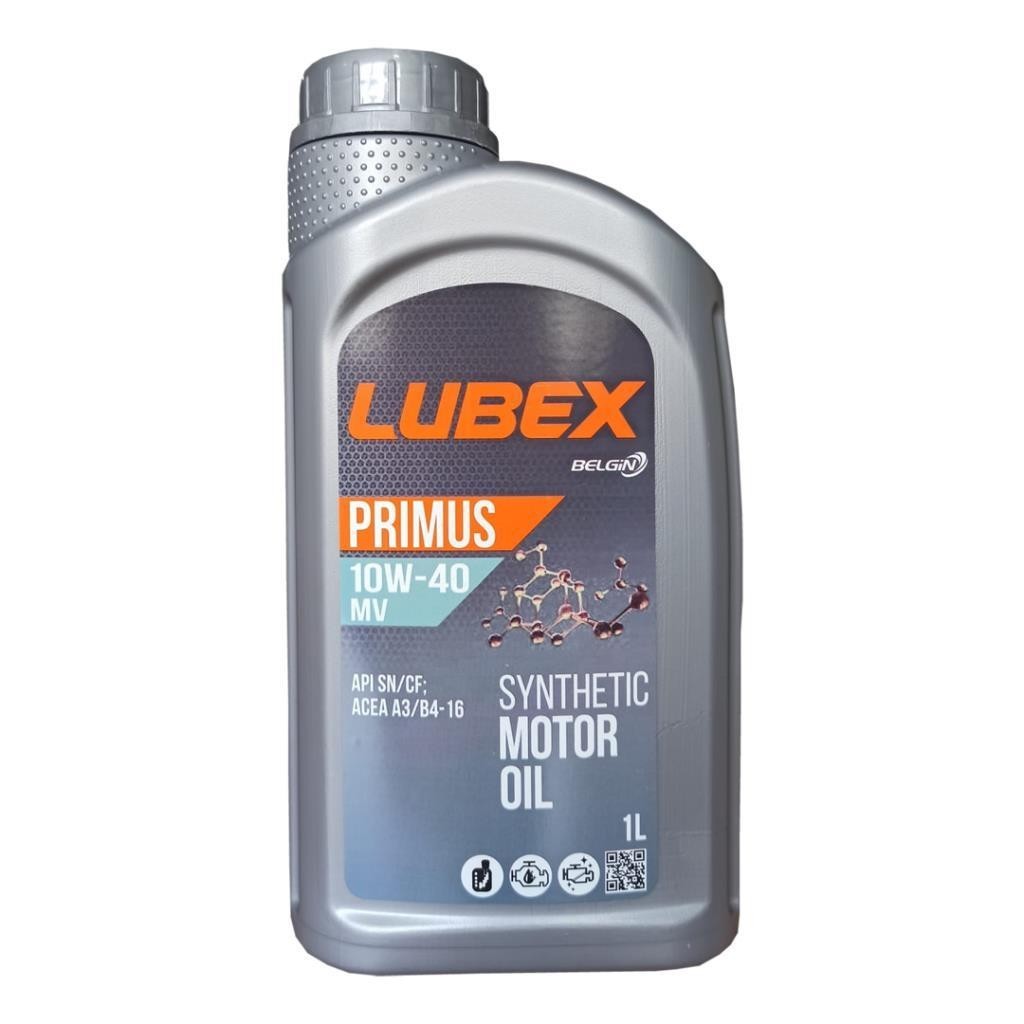 Lubex Primus MV 10W40 1 Lt Sentetik Motor Yağı (12 Adet)