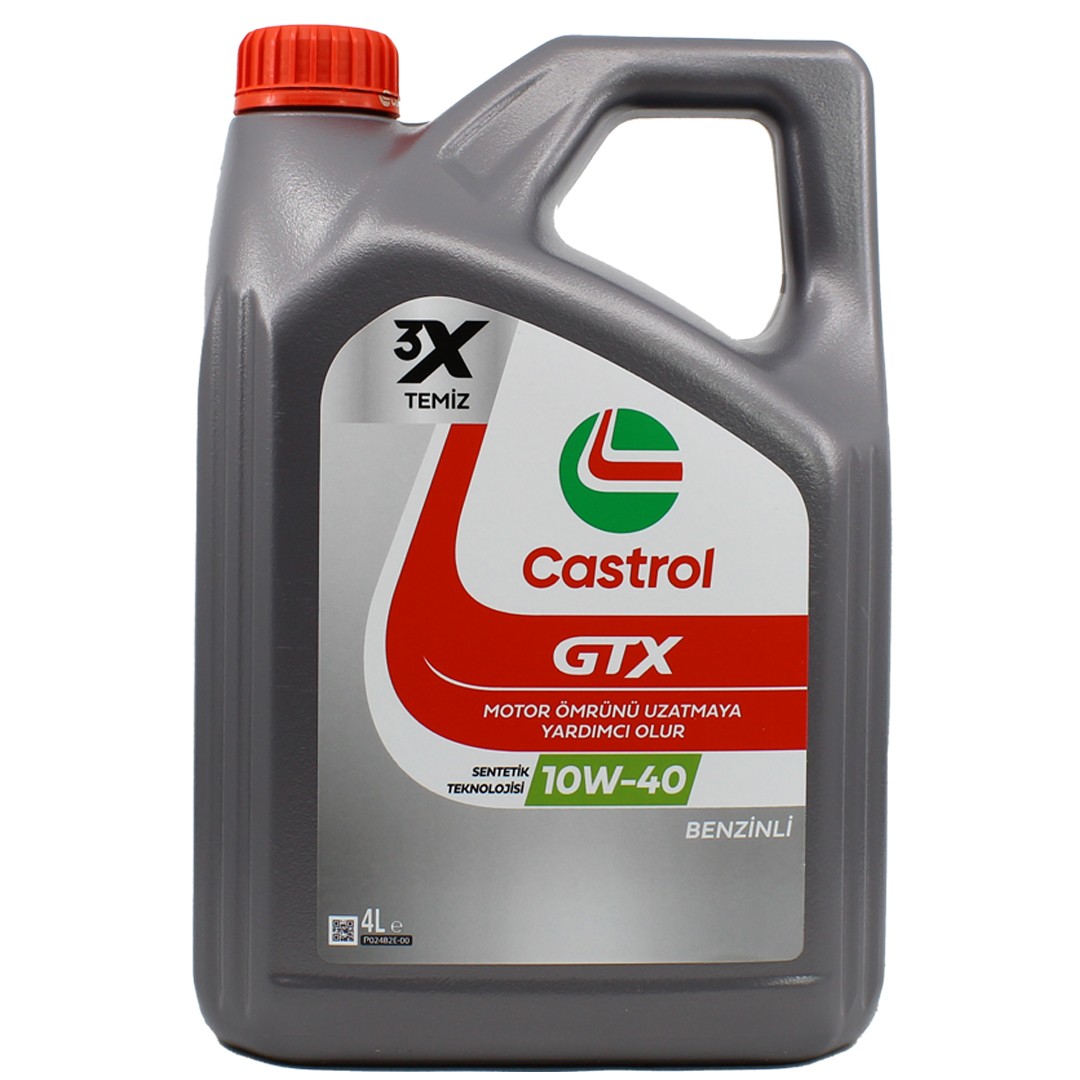 Castrol GTX 10W40 4 Lt Sentetik Motor Yağı