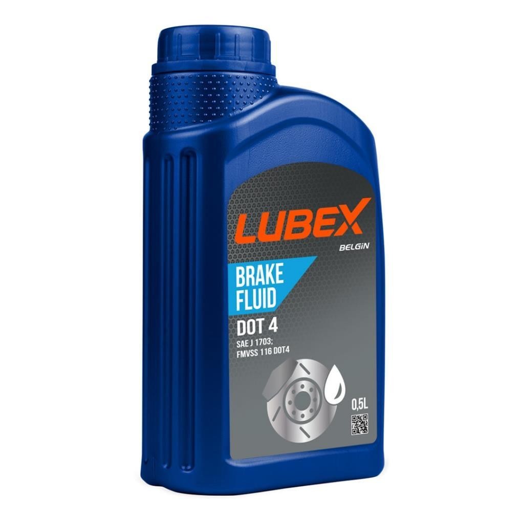 Lubex Brake Fluid DOT 4 Fren Hidrolik Yağı 500 Ml (6 Adet)