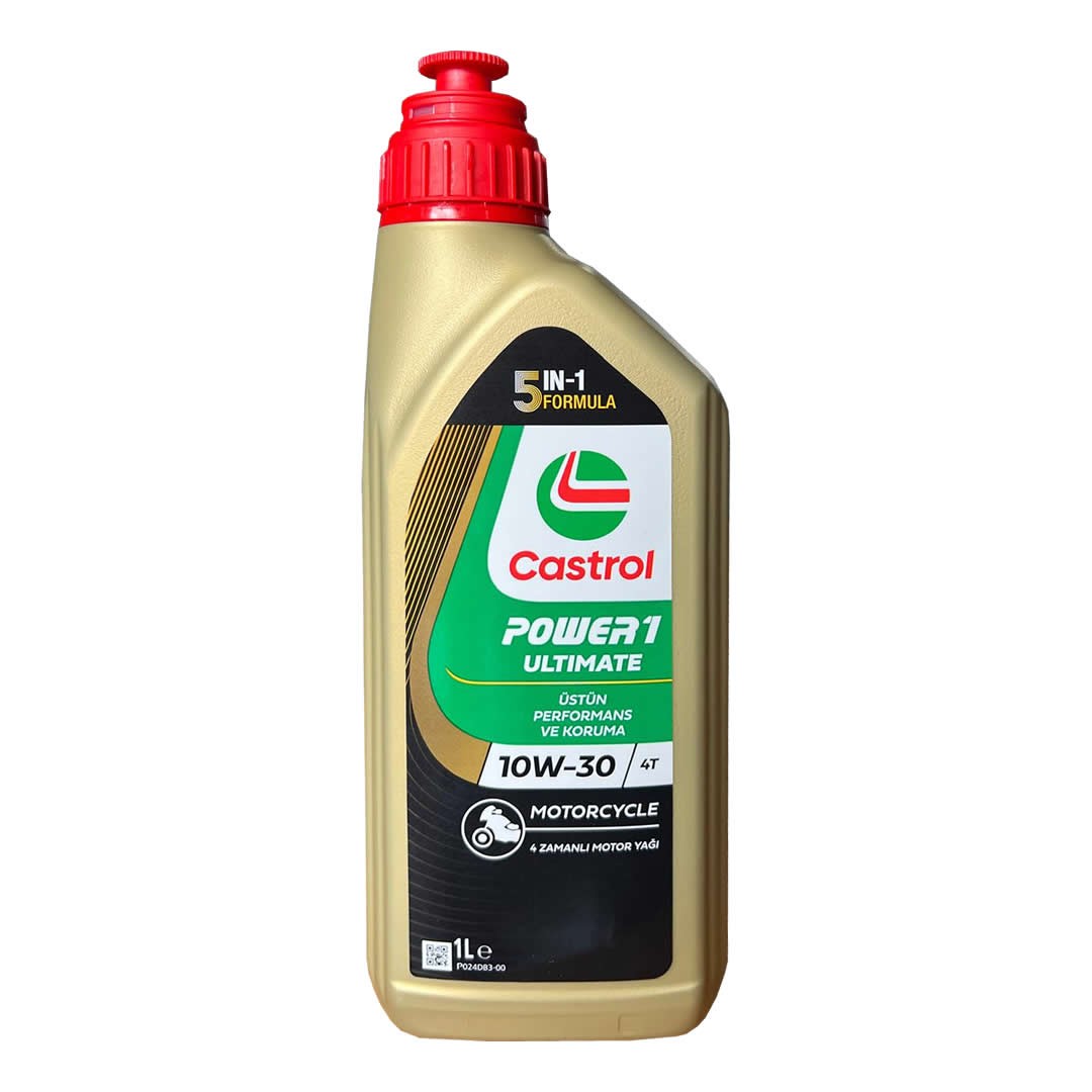 Castrol Power 1 Ultimate 4T 10W30 1 Lt 4 Zamanlı Motosiklet Yağı