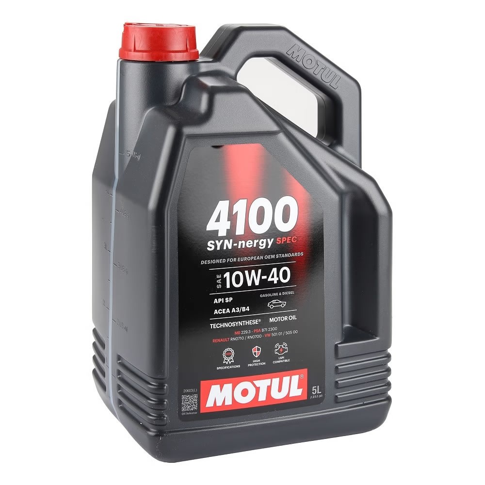 Motul 4100 SYN-nergy Spec 10W40 5 Lt Motor Yağı