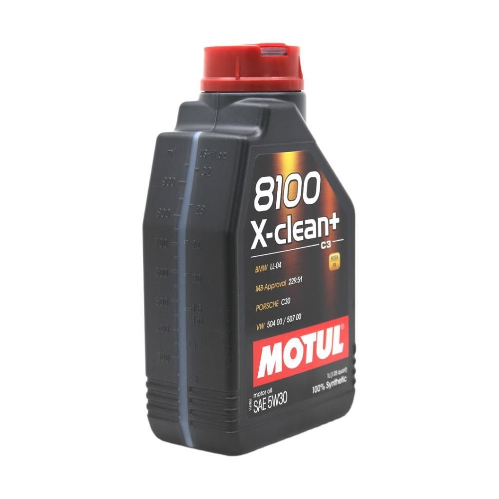 Motul 8100 X-Clean+ 5W30 1 Lt Tam Sentetik Motor Yağı (4 Adet)