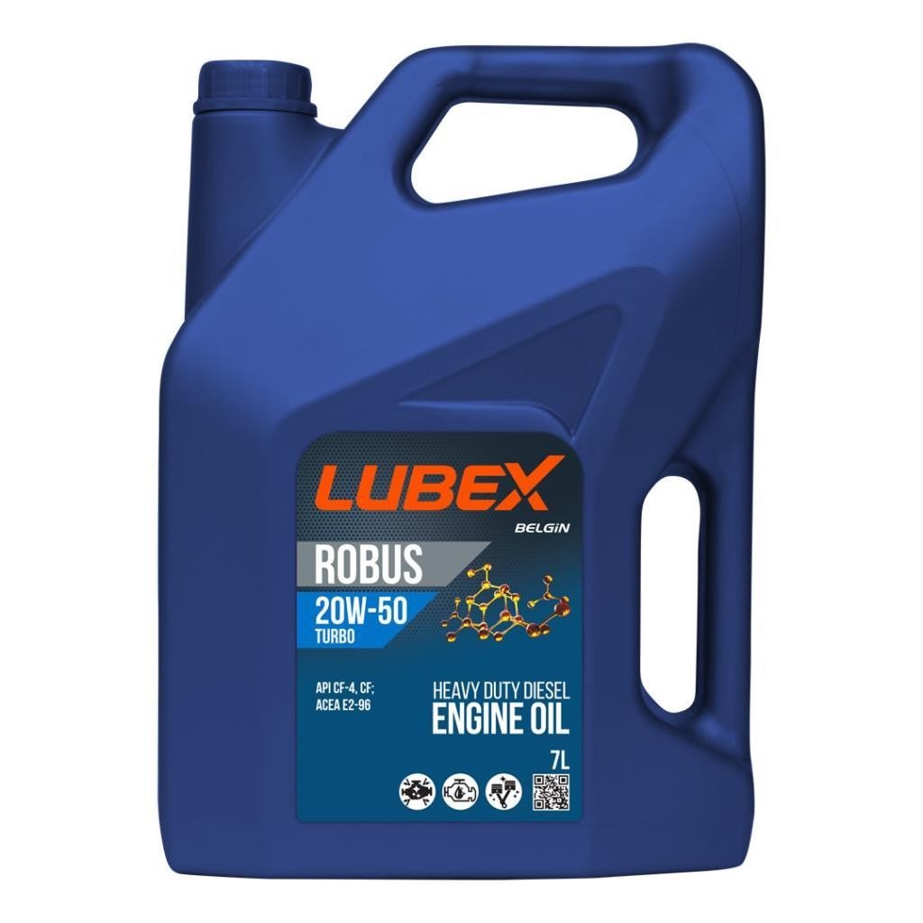 Lubex Robus Turbo 20W50 7 Lt Mineral Motor Yağı (3 Adet)