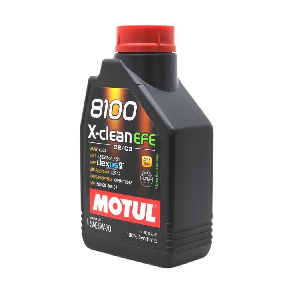 Motul 8100 X-Clean EFE 5W30 1 Lt Tam Sentetik Motor Yağı (2 Adet)