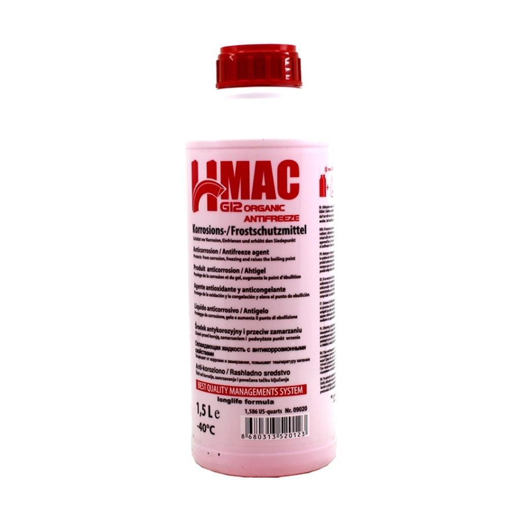 H-Mac Organik Kırmızı Antifriz -40 Derece 1,5 Lt (15 Adet)