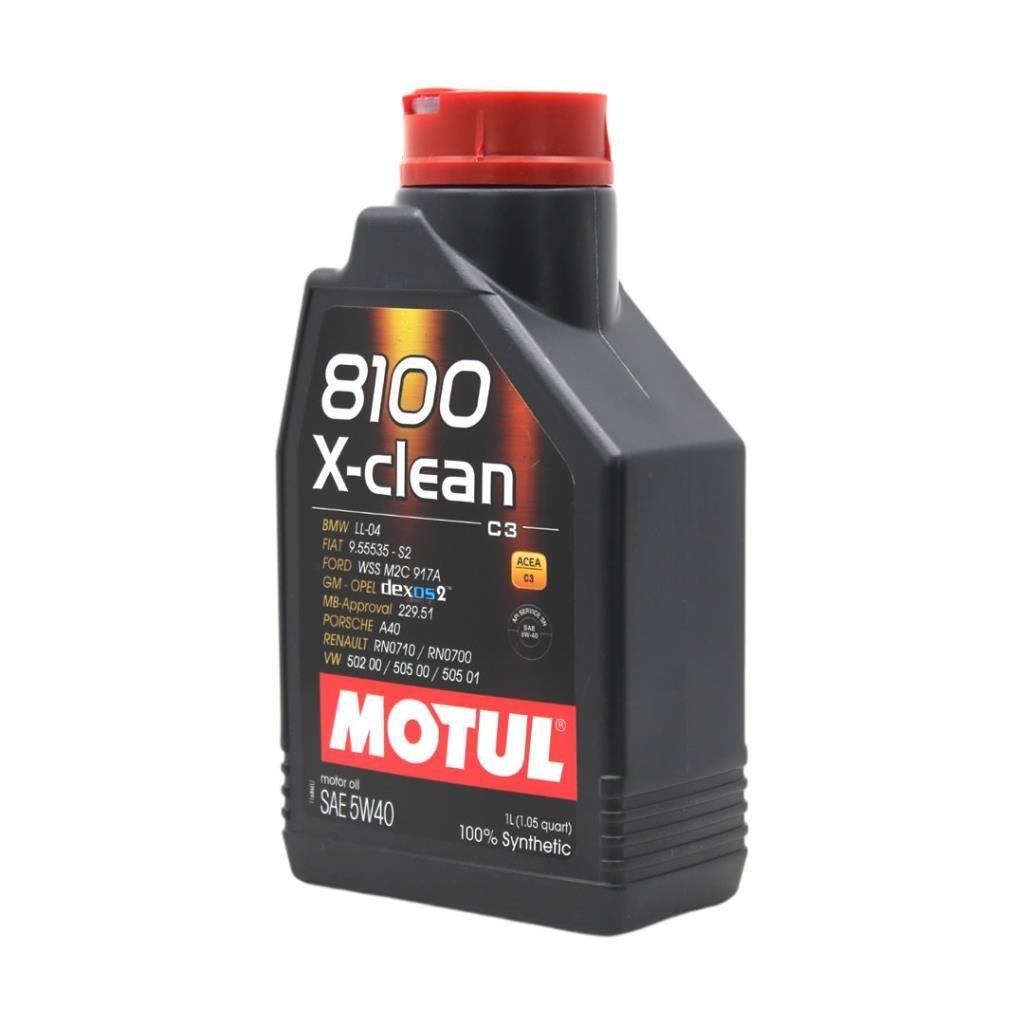 Motul 8100 X-Clean 5W40 1 Lt Tam Sentetik Motor Yağı (6 Adet)