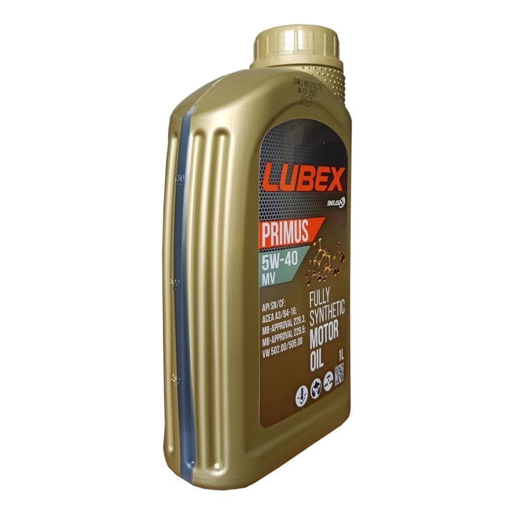 Lubex Primus MV 5W40 1 Lt Tam Sentetik Motor Yağı (6 Adet)