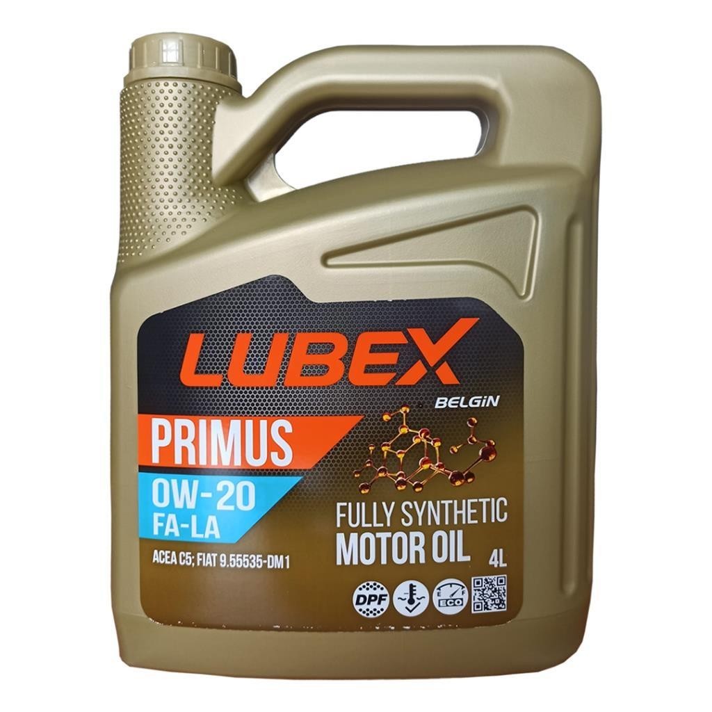 Lubex Primus FA-LA 0W20 4 Lt Tam Sentetik Motor Yağı
