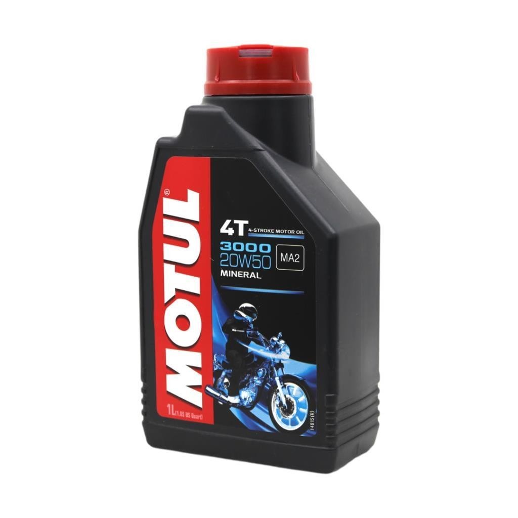 Motul 3000 20W50 4T 1 Lt 4 Zamanlı Motosiklet Yağı (12 Adet)