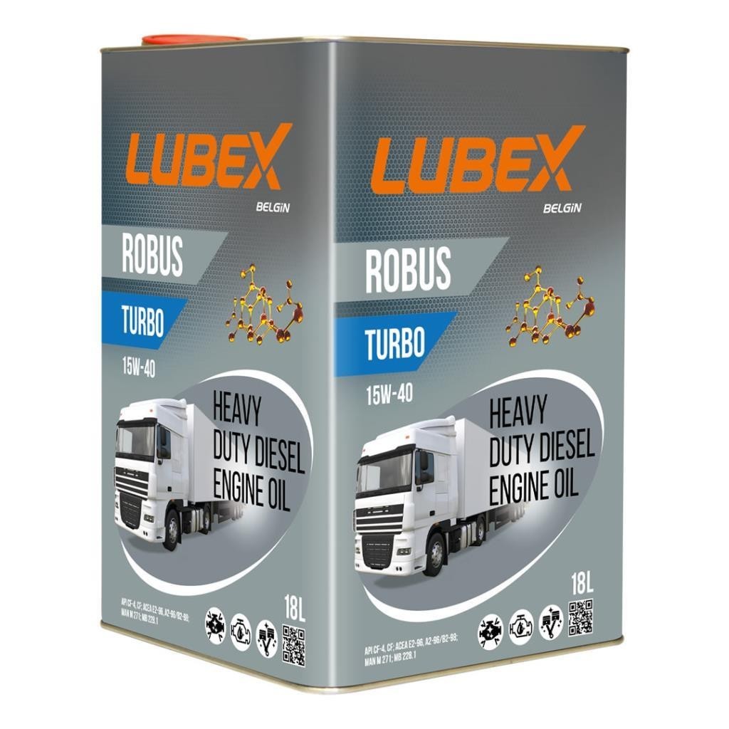 Lubex Robus Turbo 15W40 18 Lt Mineral Motor Yağı