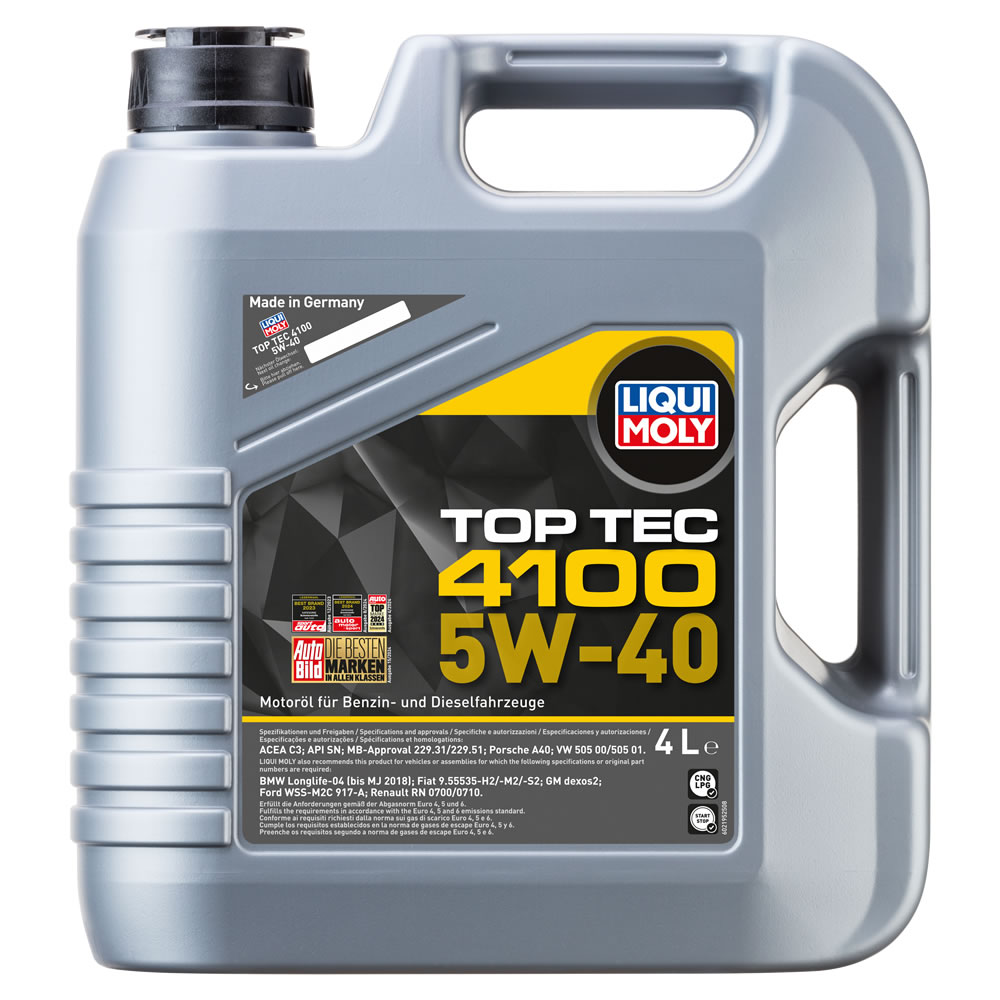 Liqui Moly Top Tec 4100 5W40 4 Lt Motor Yağı (2195)