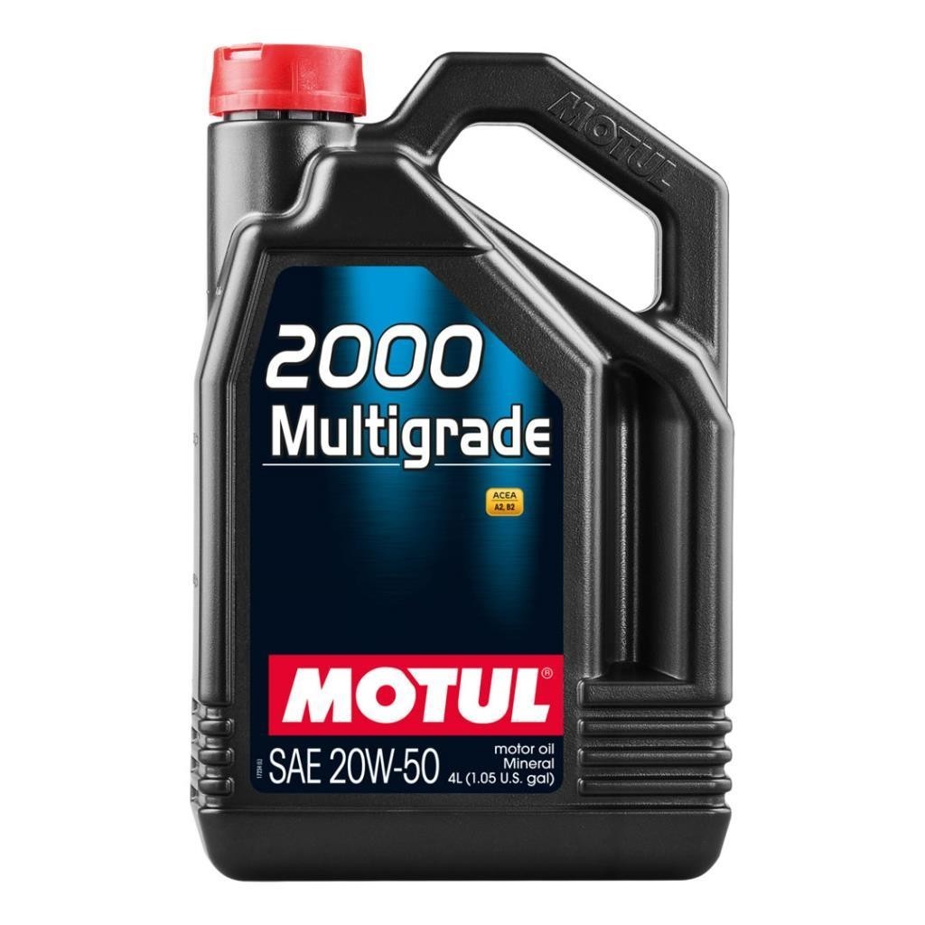 Motul 2000 Multigrade 20W50 4 lt Mineral Motor Yağı