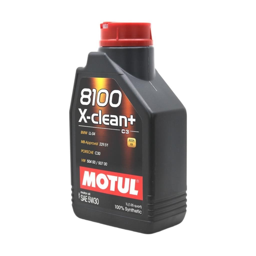 Motul 8100 X-Clean+ 5W30 1 Lt Tam Sentetik Motor Yağı (12 Adet)