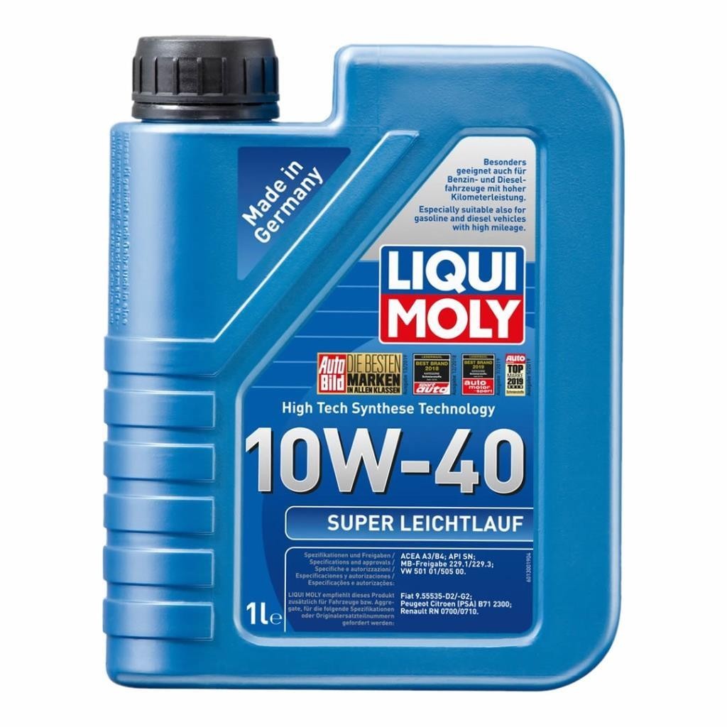 Liqui Moly Super Leichtlauf 10W-40 Motor Yağı 1 Lt (4 Adet) (9503)