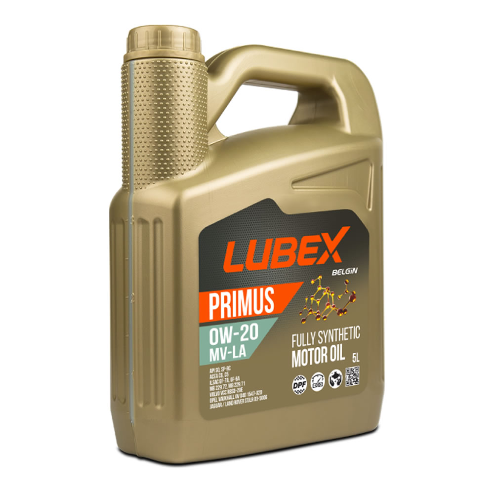 Lubex Primus MV-LA 0W20 5 Lt Partiküllü Motor Yağı