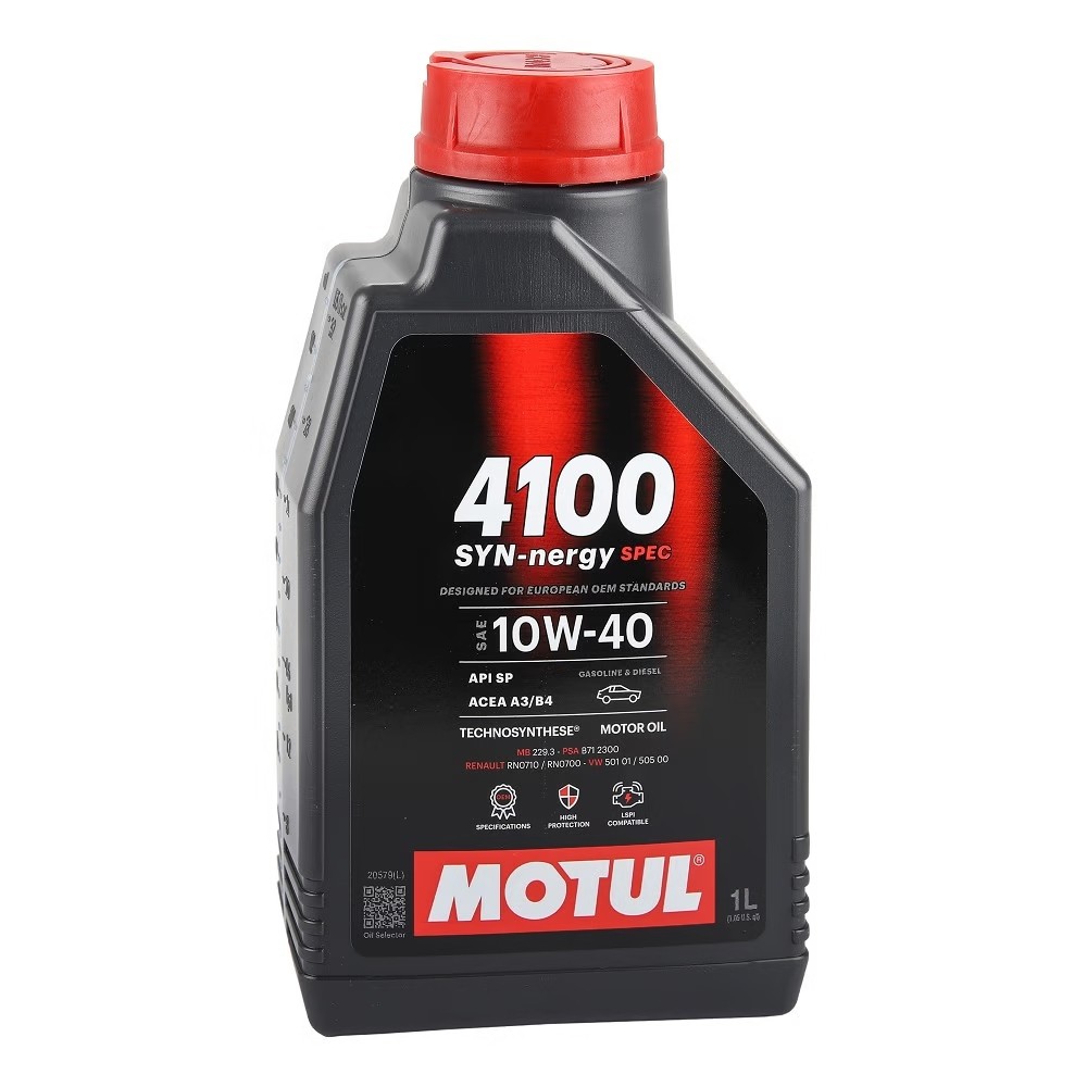 Motul 4100 SYN-nergy Spec 10W40 1 Lt Motor Yağı