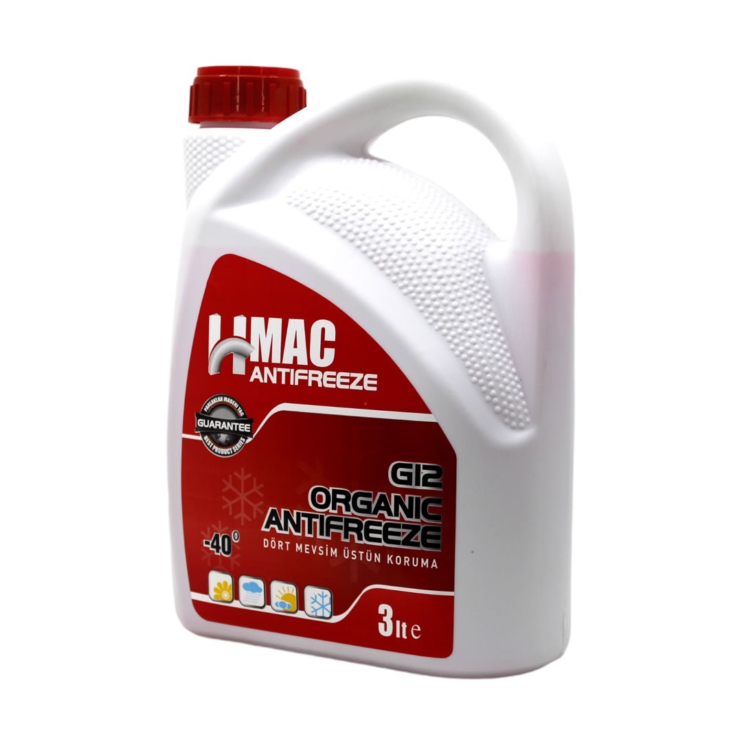 H-Mac Organik Kırmızı Antifriz 3 Lt -40 Derece