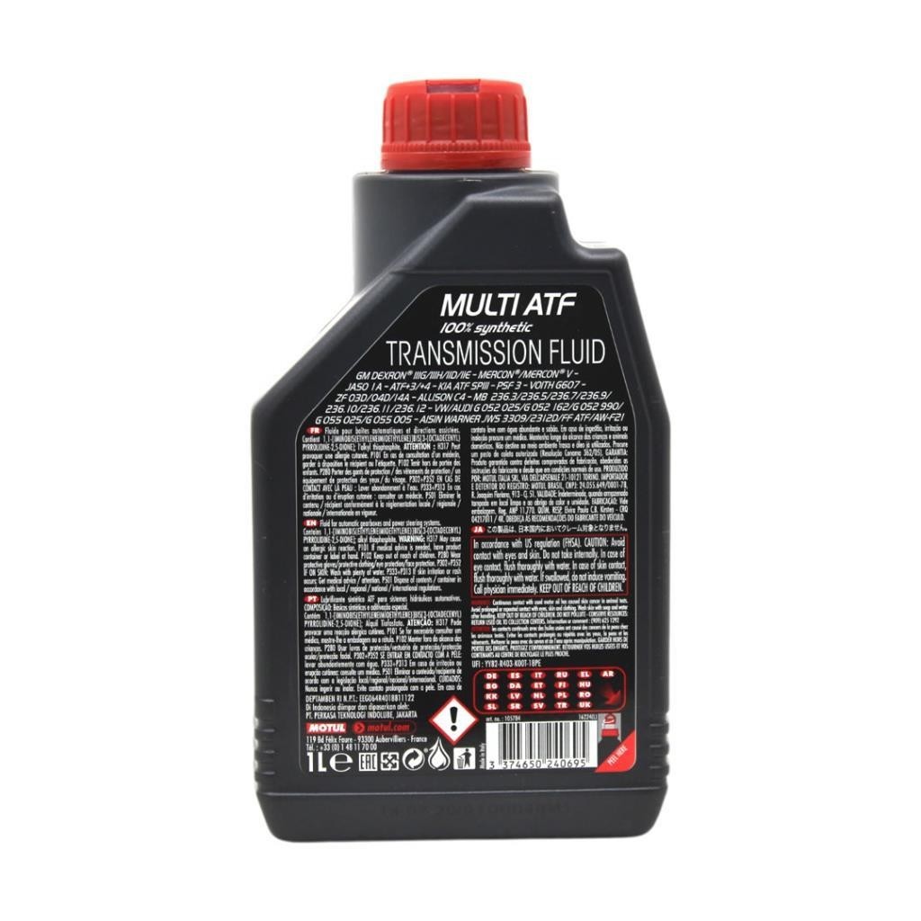 Motul Multi ATF 1 Lt Otomatik Şanzıman Yağı (4 Adet)