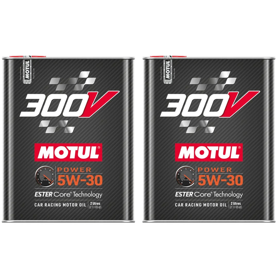 Motul 300V Power 5W30 2 Lt Tam Sentetik Motor Yağı (2 Adet)