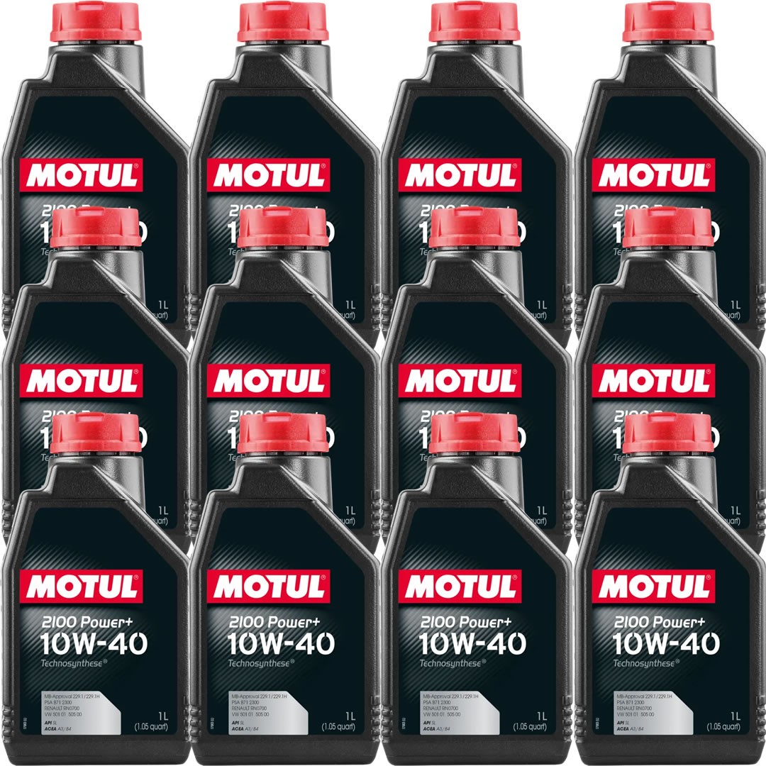 Motul 2100 Power+ 10W40 1 Lt Motor Yağı (12 Adet)