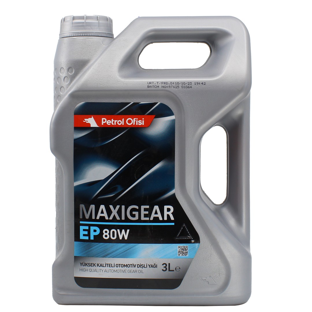 Petrol Ofisi Maxigear EP 80W 3 Lt Şanzıman Yağı