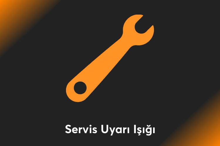 Elektrikli Araç Servis Uyarı Işığı