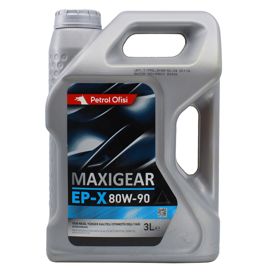 Petrol Ofisi Maxigear EP-X 80W90 3 Lt Şanzıman Yağı