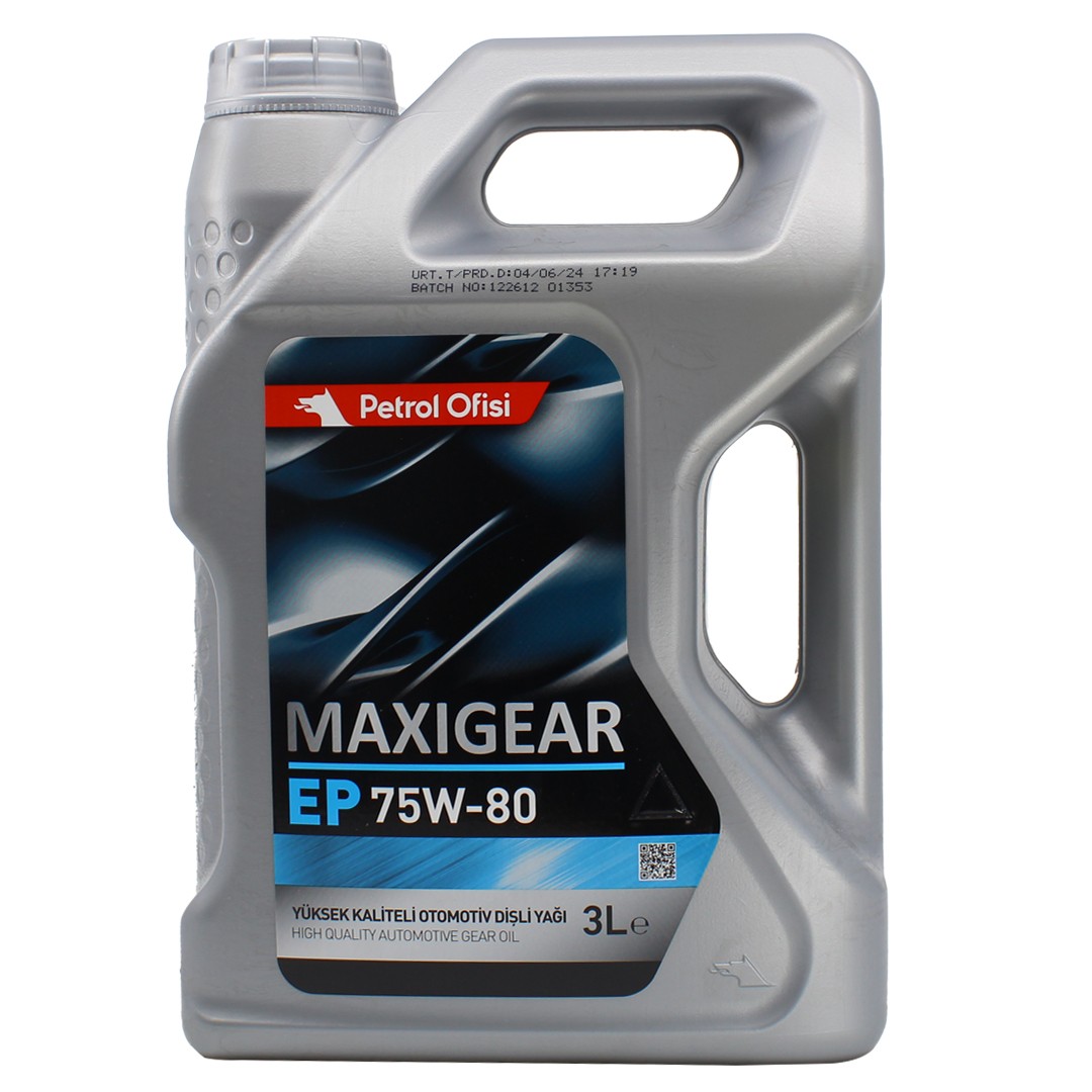 Petrol Ofisi Maxigear EP 75W80 3 Lt Şanzıman Yağı