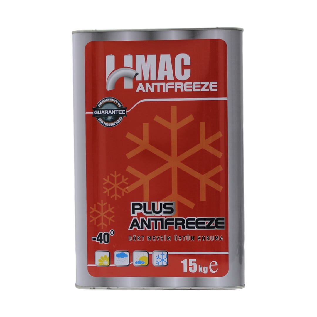 H-Mac Organik Kırmızı Antifriz -40 Derece 15 Kg (20 Adet)