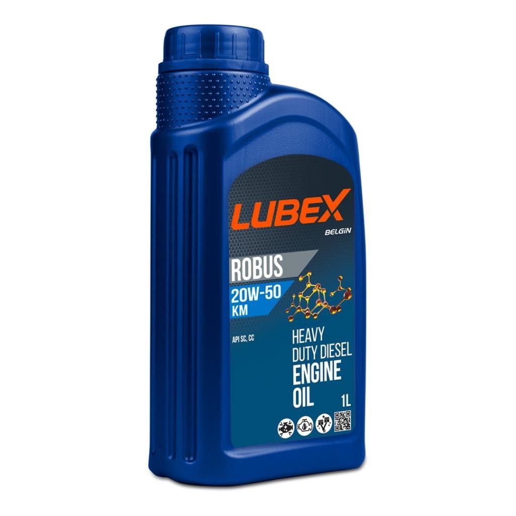 Lubex Robus KM 20W50 1 Lt Mineral Motor Yağı (12 Adet)