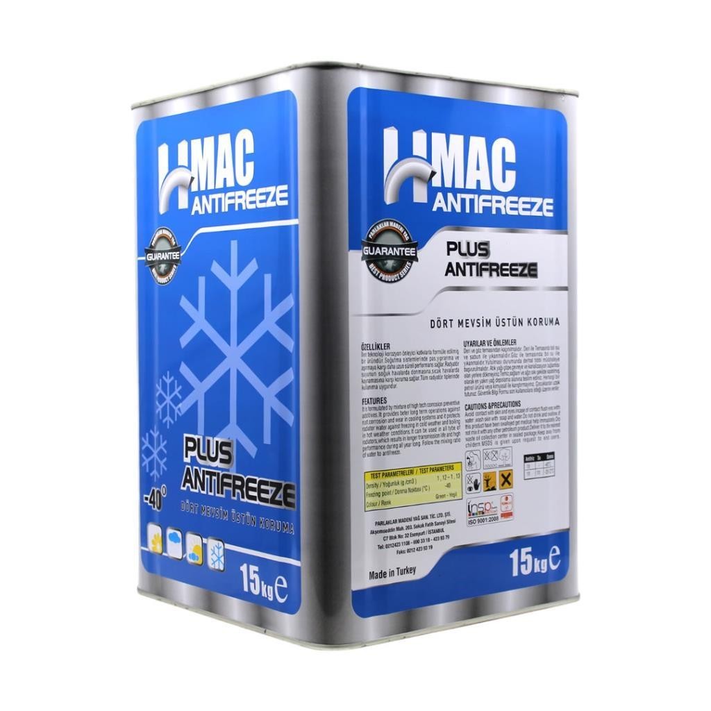 H-Mac Yeşil Antifriz -40 Derece 15 Kg