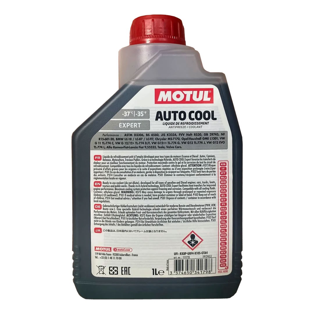 Motul Auto Cool Expert 1 Lt Mavi Antifriz