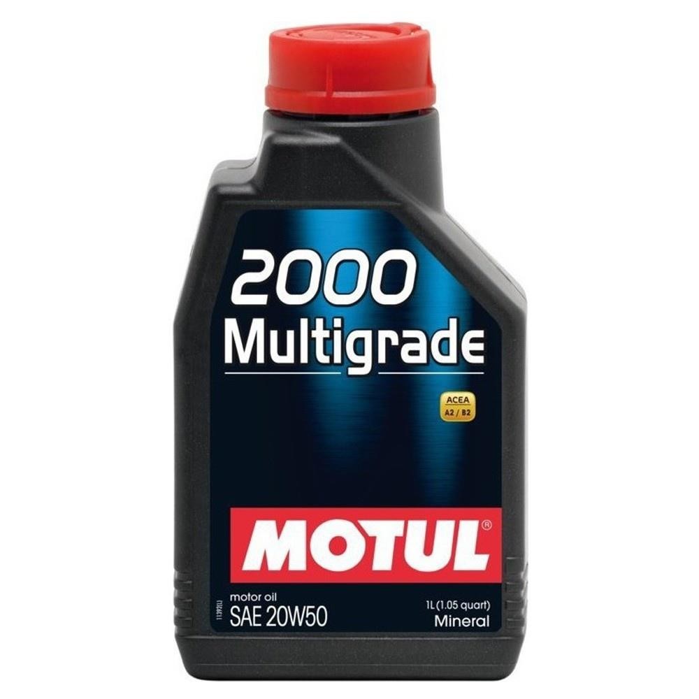 Motul 2000 Multigrade 20W50 1 lt Mineral Motor Yağı