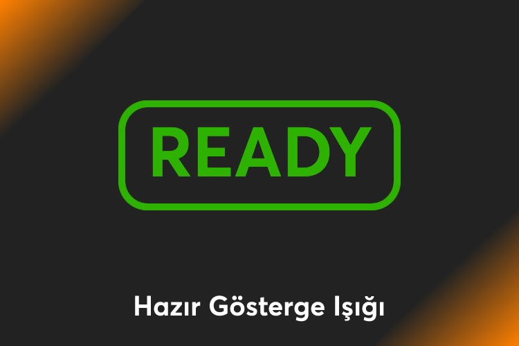 Elektrikli Araç Hazır Gösterge Işığı