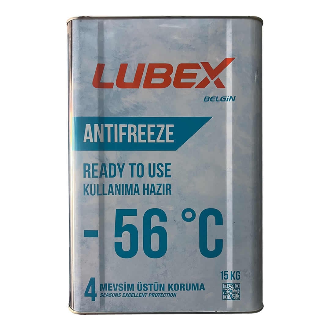 Lubex Mavi Antifriz 15 Kg Kullanıma Hazır -56 Derece