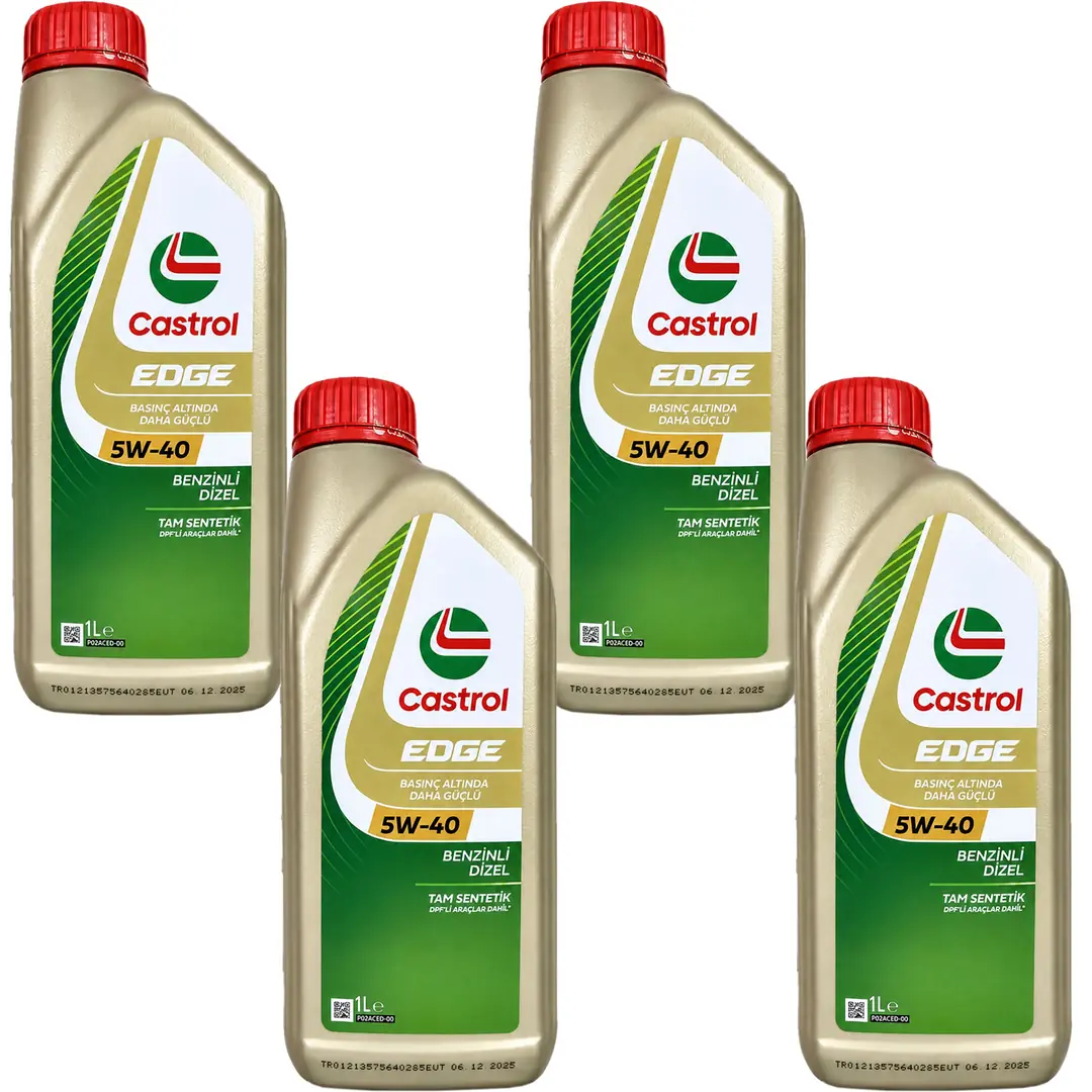 Castrol Edge 5W40 1 Lt Motor Yağı (4 Adet) Fiyatı
