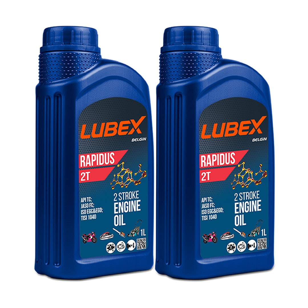 Lubex Rapidus 2T 1 Lt 2 Zamanlı Motor Yağı (2 Adet)